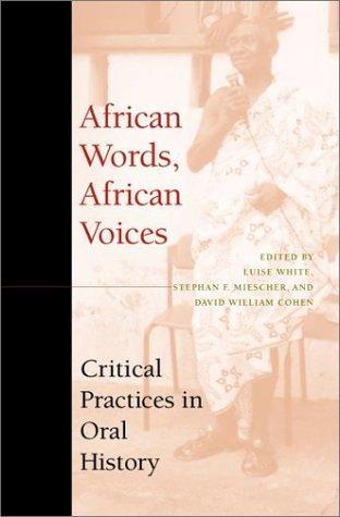 Cover for African Words, African Voices