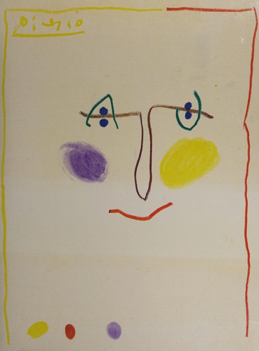 Cover for PICASSO AT WORK