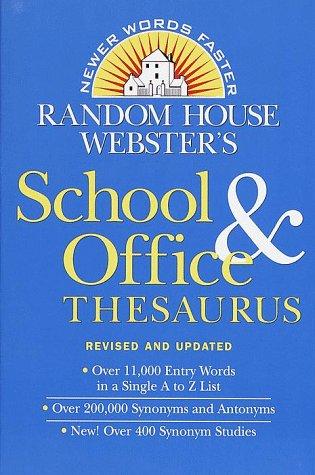 Cover for Random House Webster's school & office thesaurus