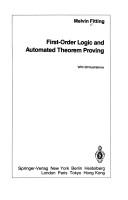 Cover for First-order logic and automated theorem proving