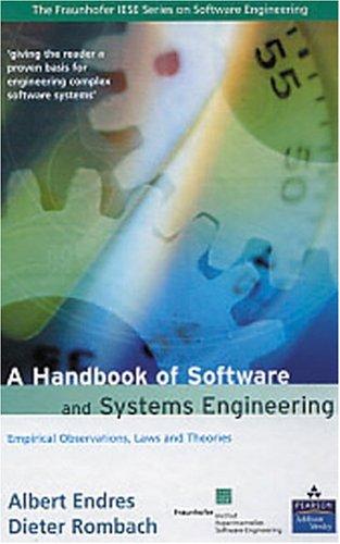 Cover for A Handbook of Software and Systems Engineering