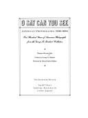Cover for O say can you see