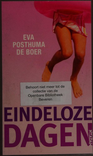 Cover for Eindeloze dagen