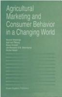 Cover for Agricultural marketing and consumer behavior in a changing world