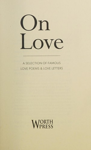 Cover for On Love