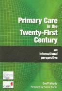 Cover for Primary Care in the Twenty-first Century