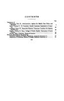 Cover for Reauthorization of the Agency for Health Care Policy and Research