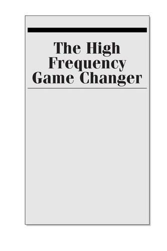 Cover for The high frequency game changer