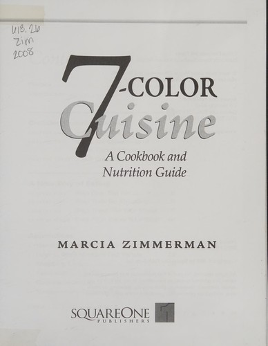 Cover for 7-color cuisine