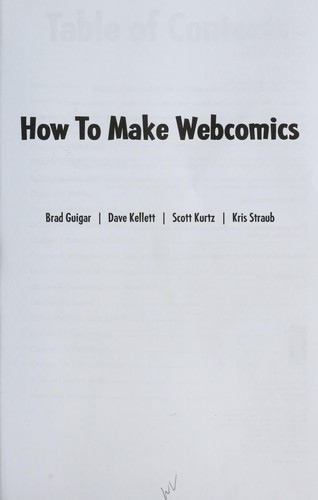 Cover for How to Make Webcomics