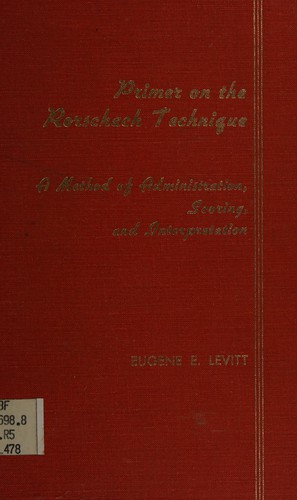 Cover for Primer on the Rorschach technique