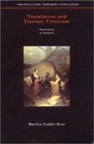 Cover for Translation and literary criticism