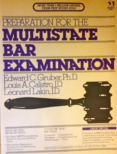 Cover for The Multistate Bar Examination