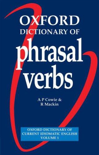 Cover for Oxford Dictionary of Phrasal Verbs