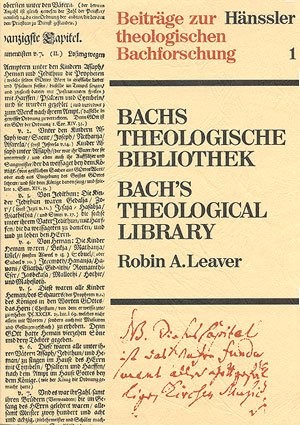 Cover for Bachs theologische Bibliothek