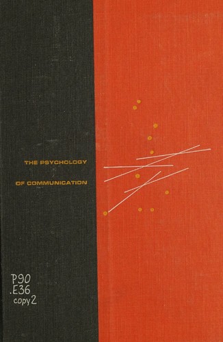 Cover for The psychology of communication