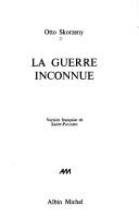 Cover for La guerre inconnue