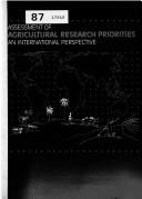 Cover for Assessment of agricultural research priorities