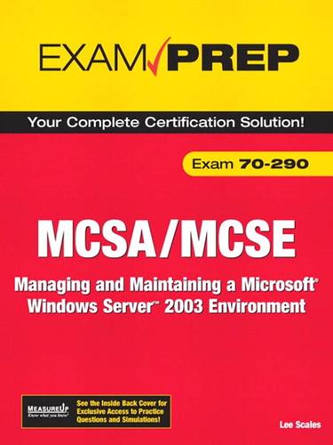 Cover for MCSA/MCSE 70-290 Exam Prep
