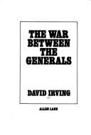 Cover for The war between the generals