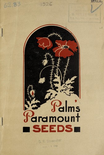 Cover for Palm's paramount seeds
