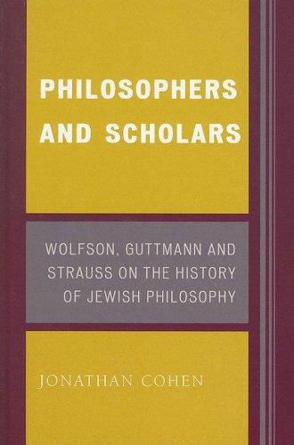 Cover for Philosophers and Scholars
