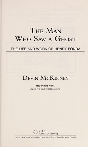 Cover for The man who saw a ghost