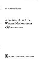 Cover for Politics, oil and the Western Mediterranean
