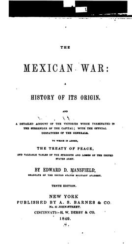 Cover for The Mexican War