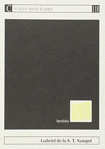 Cover for Apocatàstasi