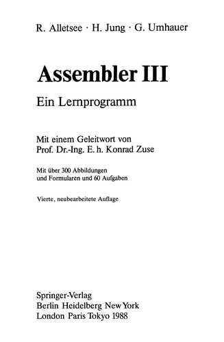 Cover for Assembler III