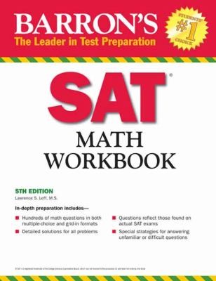 Cover for Barrons Sat Math Workbook
