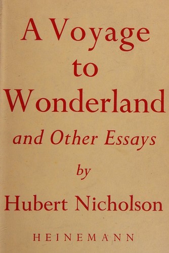 Cover for A Voyage to Wonderland and Other Essays