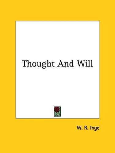 Cover for Thought And Will