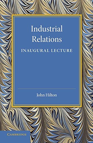 Cover for Industrial Relations