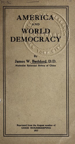 Cover for America and world democracy