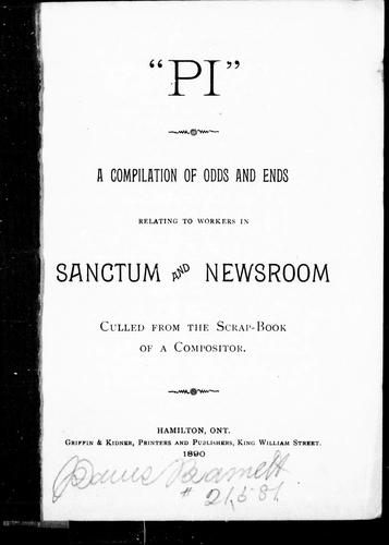 Cover for " PI"