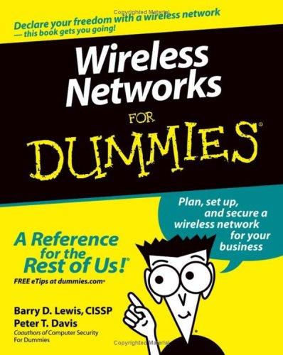 Cover for Wireless Networks For Dummies