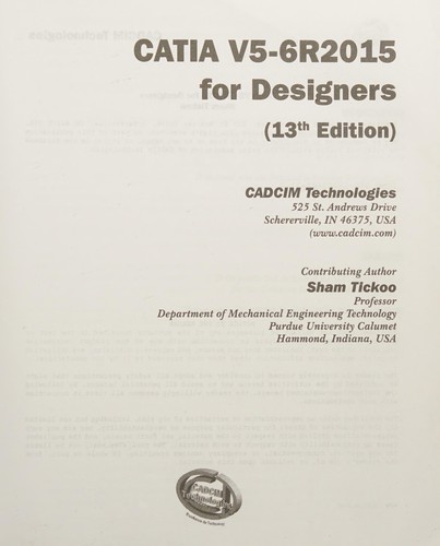 Cover for CATIA V5-6R2015 for Designers