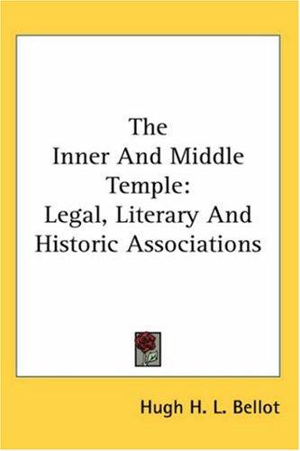Cover for The Inner And Middle Temple