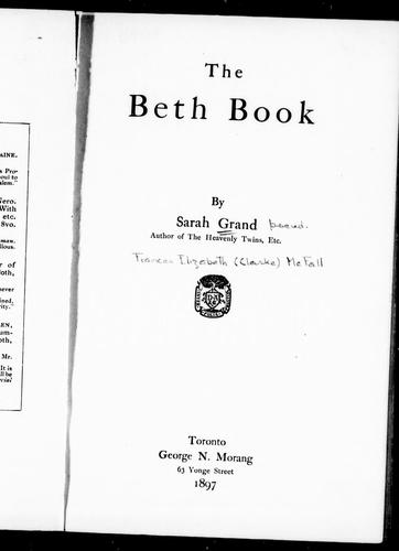 Cover for The Beth book