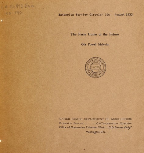 Cover for The farm home of the future