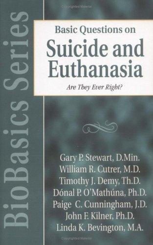 Cover for Basic questions on suicide and euthanasia