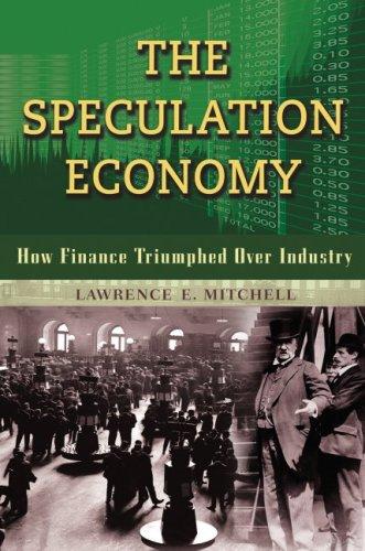 Cover for The Speculation Economy