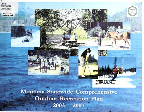 Cover for Montana statewide comprehensive outdoor recreation plan 2003-2007