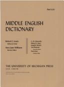 Cover for Middle English Dictionary (Volume S.18)