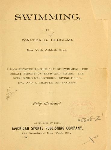 Cover for Swimming.