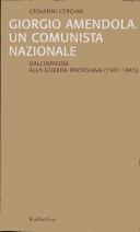 Cover for Giorgio Amendola