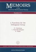 Cover for L functions for the orthogonal group