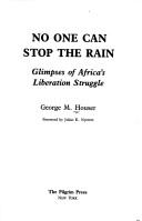 Cover for No one can stop the rain
